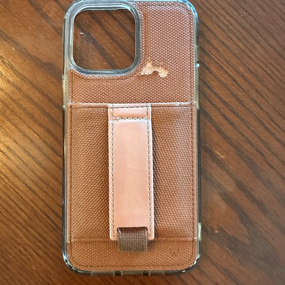 Premium Tan Phone Case with Stand